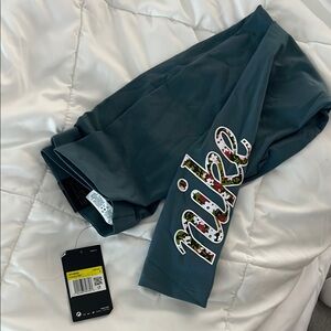 Nike Blue Leggings Athletic Wear